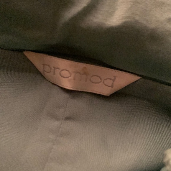 Promod wrap shawl artisan embroidered jacket UK Size 10 blue women’s - Picture 2 of 4